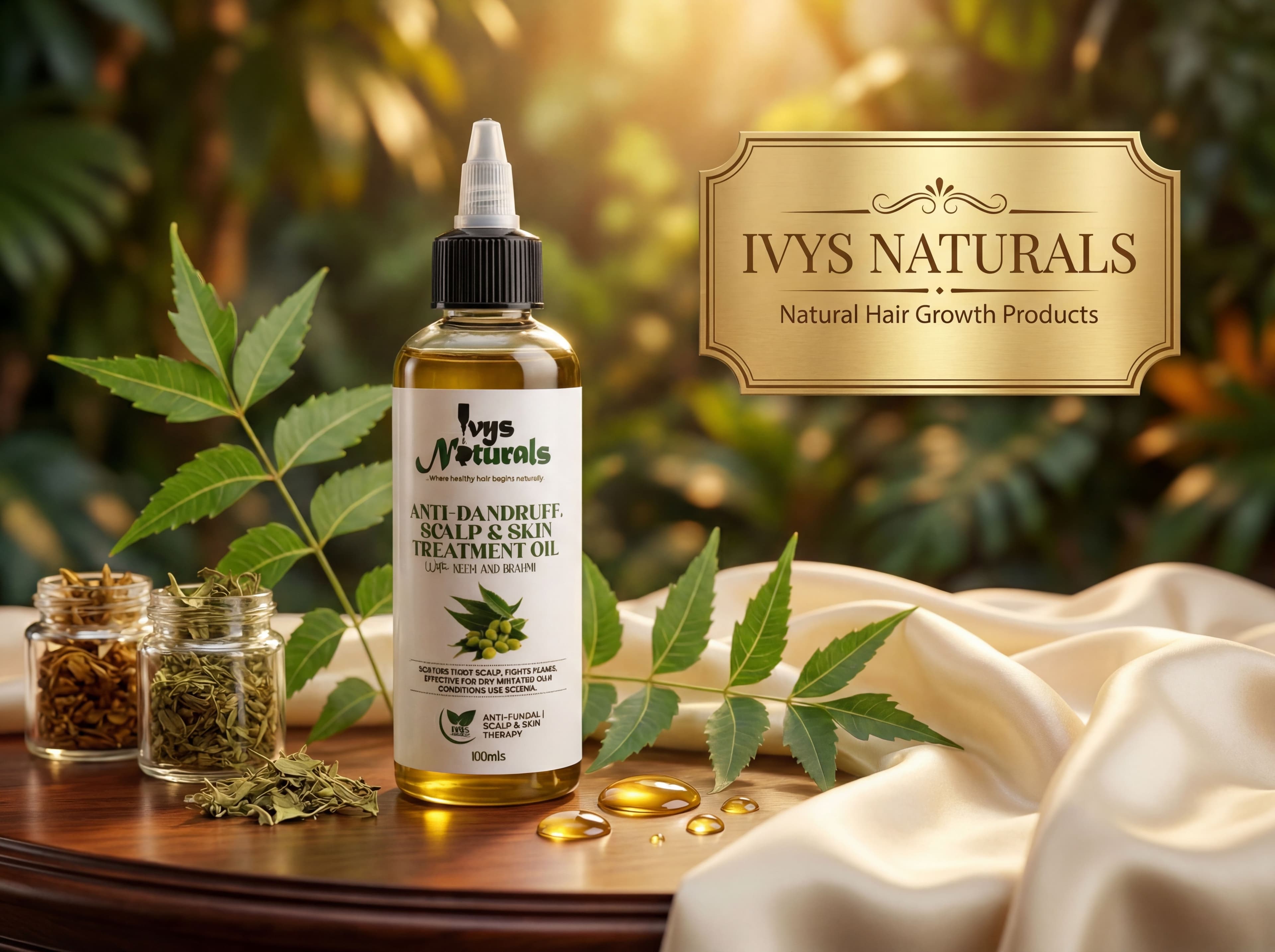 Ivys Naturals Anti-Dandruff, Scalp & Skin Treatment Oil