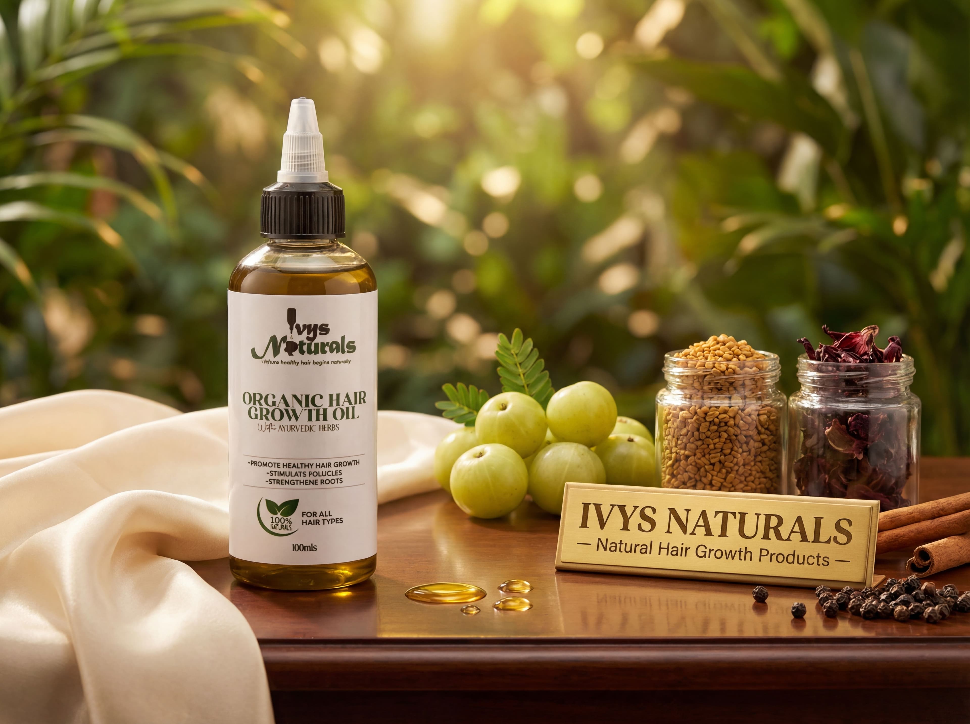 Ivys Naturals Organic Hair Growth Oil